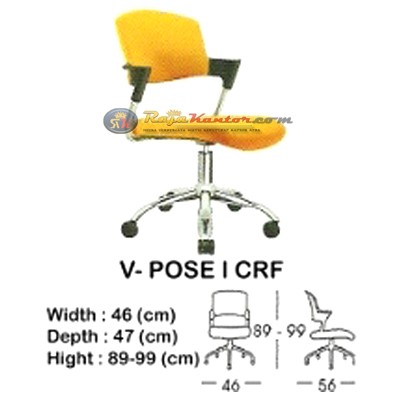 Kursi Kantor (Staff & Sekretaris Indachi) V-Pose I CRF