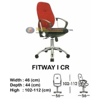 Kursi Kantor (Staff & Sekretaris) Indachi Fitway I CR