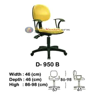 Kursi Kantor (Staff & Sekretaris) Indachi D-950 B
