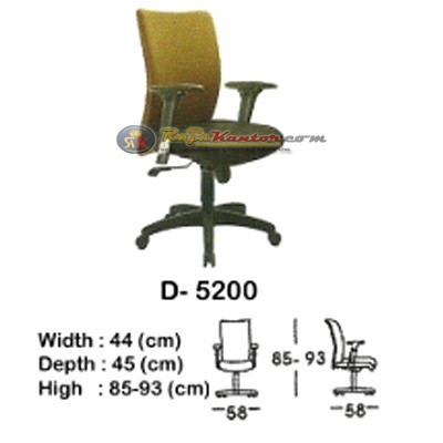 Kursi Kantor (Staff & Sekretaris) Indachi D-5200