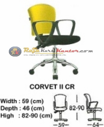 Kursi Staff & Sekretaris Indachi Corvet II CR