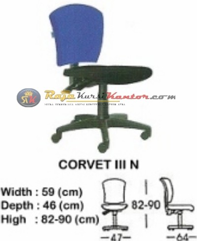 Kursi Kantor (Staff & Sekretaris) Indachi Corvet III N