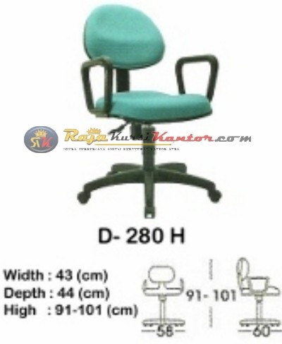 Kursi Kantor (Staff & Sekretaris) Indachi D-280 H