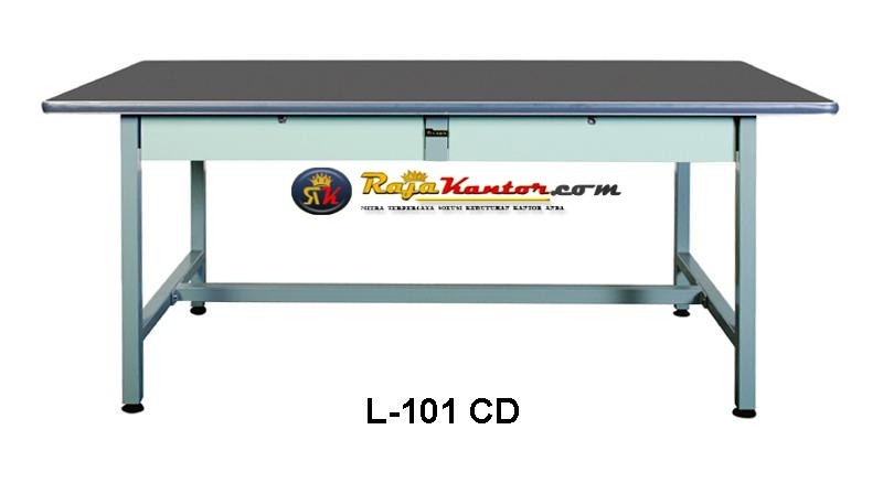 Meja Kantor Lion - Meja Rapat Besi type L-101 CD