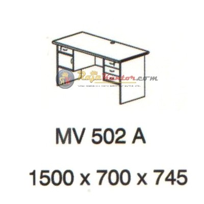 Meja Kantor Vips MV Series MV 502 A (Office Desk )