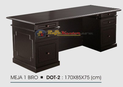 Meja Kantor Donati Meja 1 Biro DOT - 2 (Melamic Series)