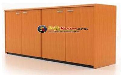 Credenza 4 Pintu Dark Cherry type STC-19541