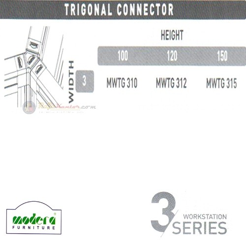 Modera 3 Workstation Series - Triagonal Connector