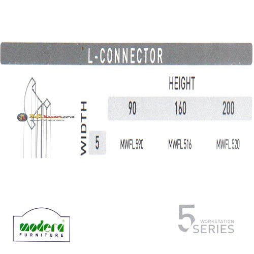 Modera 5 Workstation Series - L-Connector