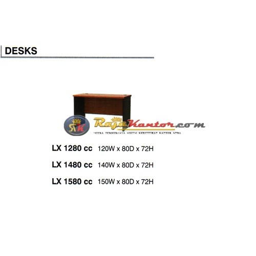 Grand Furniture Lexus - Desk LX 1280 CC, LX 1480 CC, LX 1580 CC
