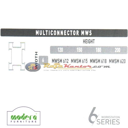 Modera 6 Workstation Series Multiconnector MWS