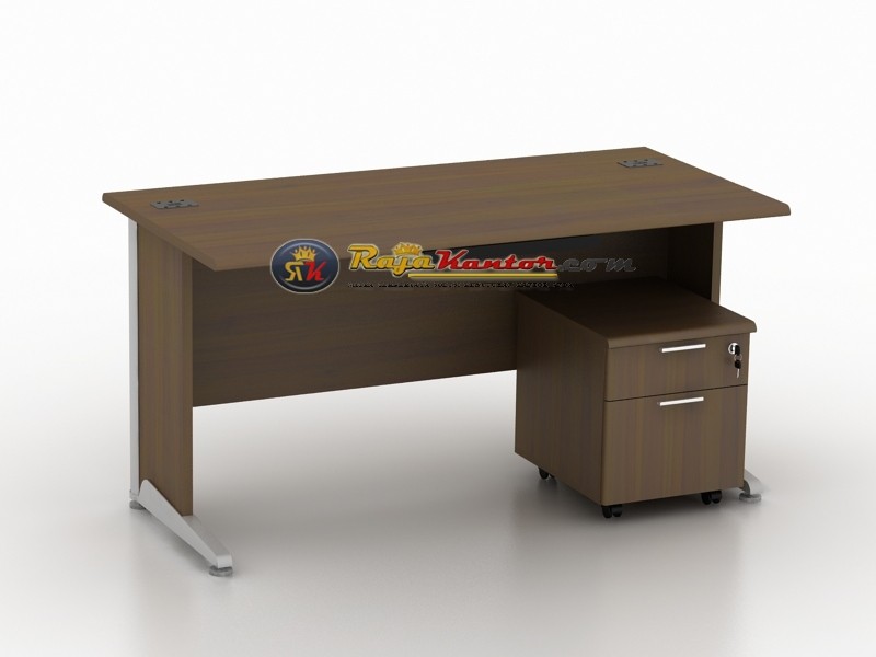 Meja Kantor Modera A Class - AOD 7515 + Mobile drawer