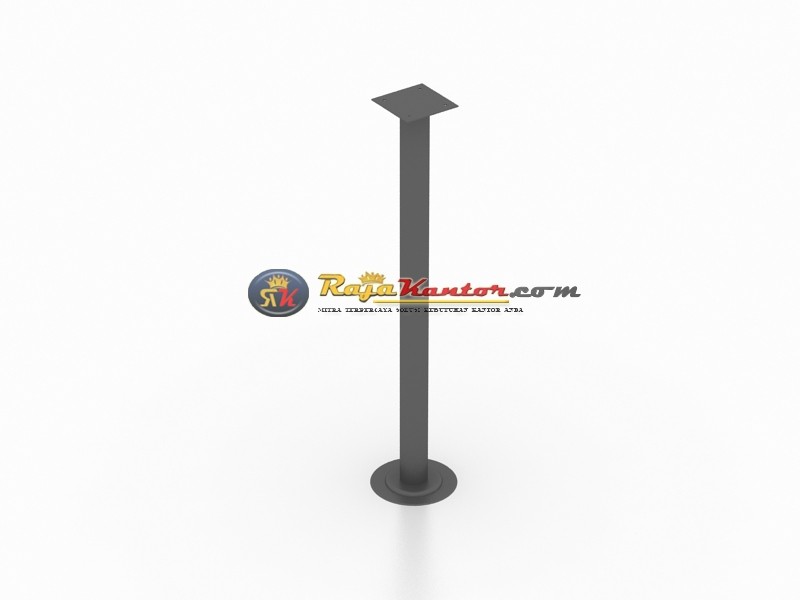 Meja Modera E Class - TIANG JT DARK GREY