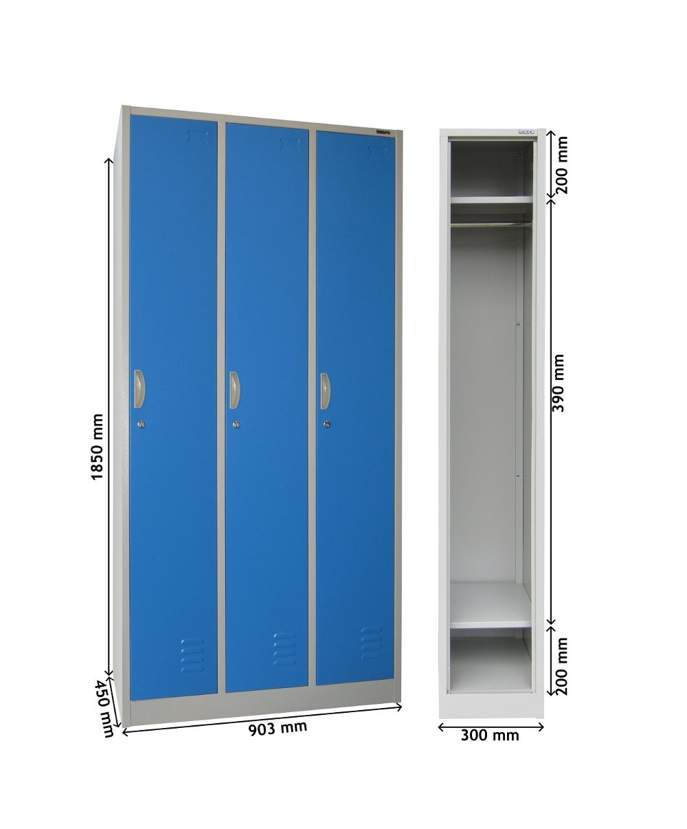 Locker 3 Pintu Kozure KL - 3W
