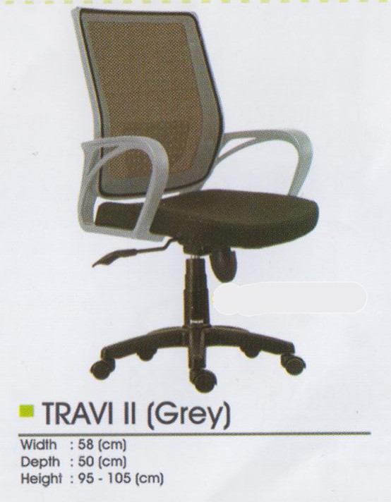 Kursi Kantor Donati Travi II Grey