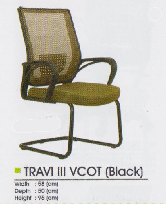 Kursi Kantor Donati Travi III VCOT Black