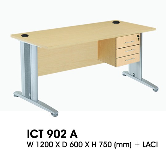 Meja Kantor Ichiko ICT-902-A + Laci