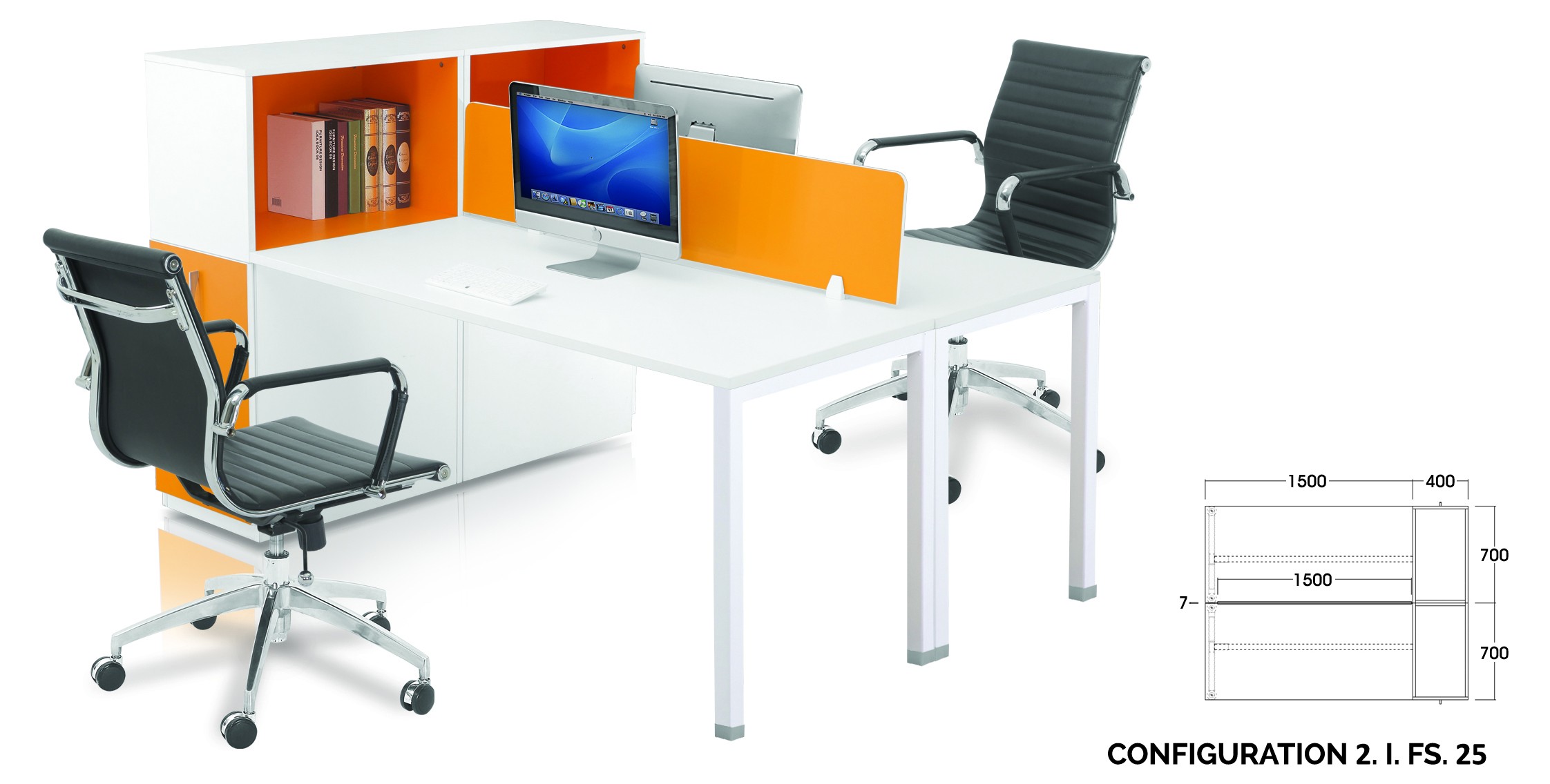Partisi Kantor Ichiko 2 Configuration IFS 25