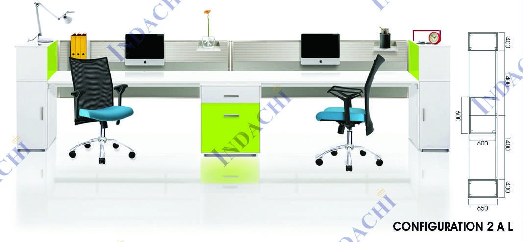 Partisi Kantor Indachi Configuration 2 AL
