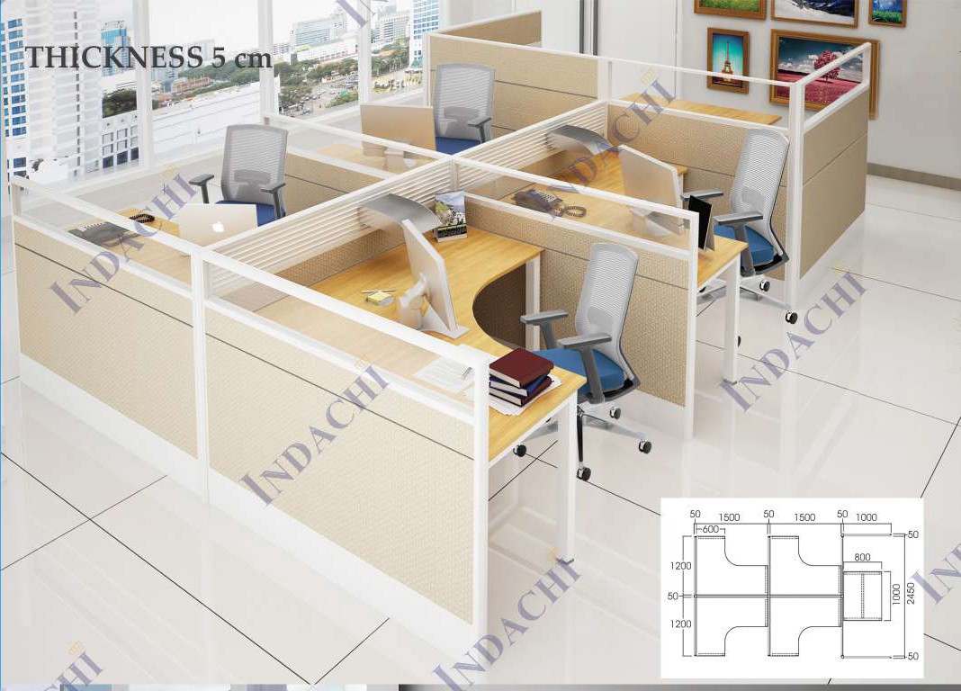 Partisi Kantor Indachi Configuration 5cm