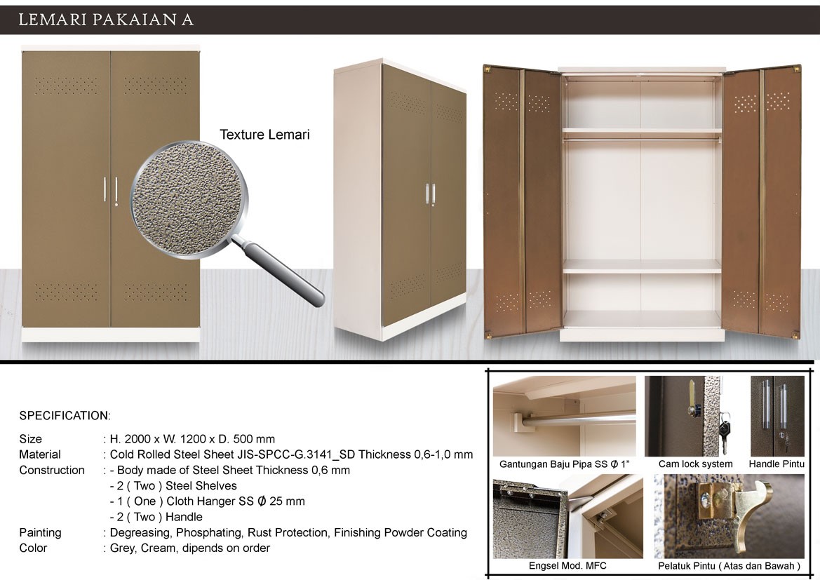 Lemari Pakaian Alba A