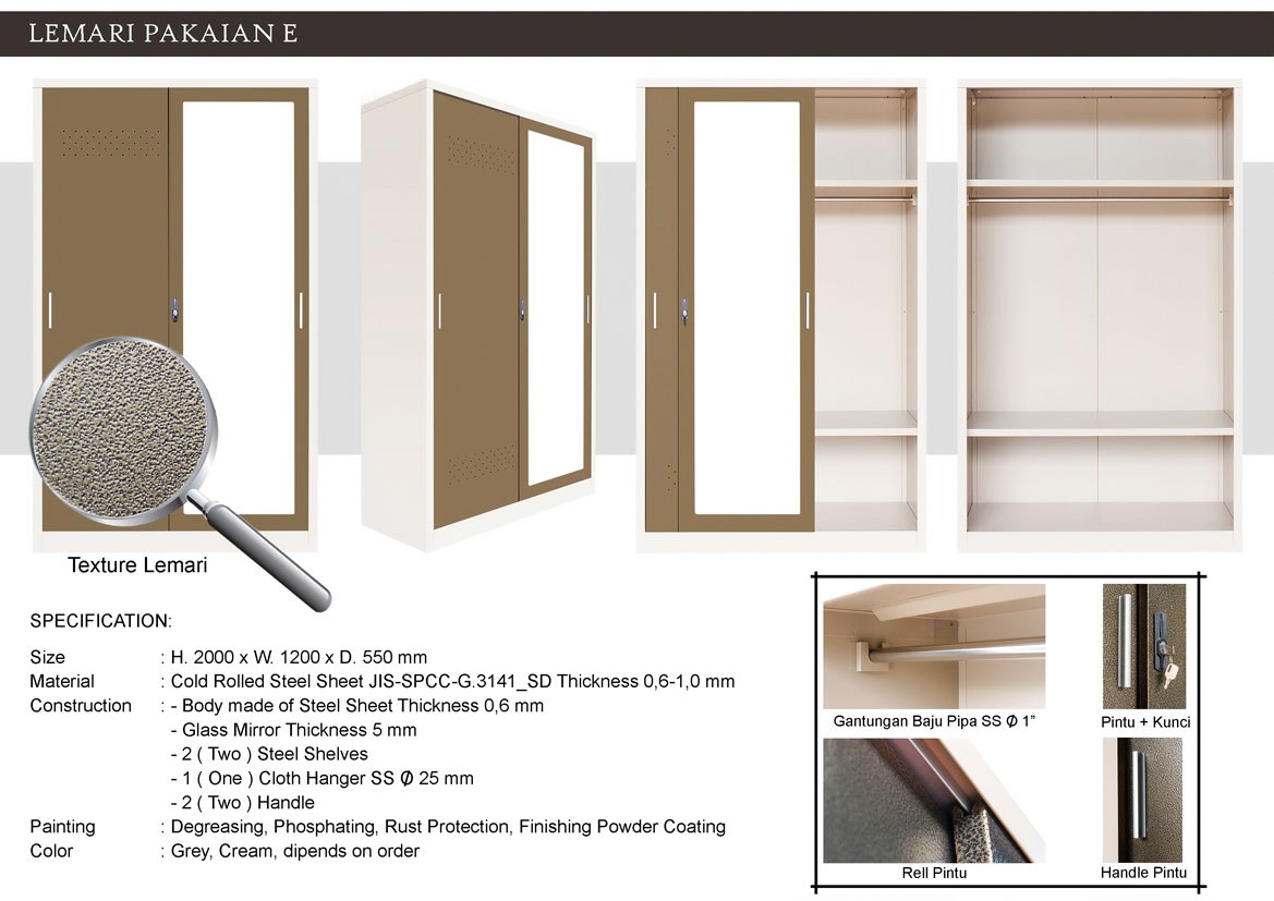 Lemari Pakaian Alba E