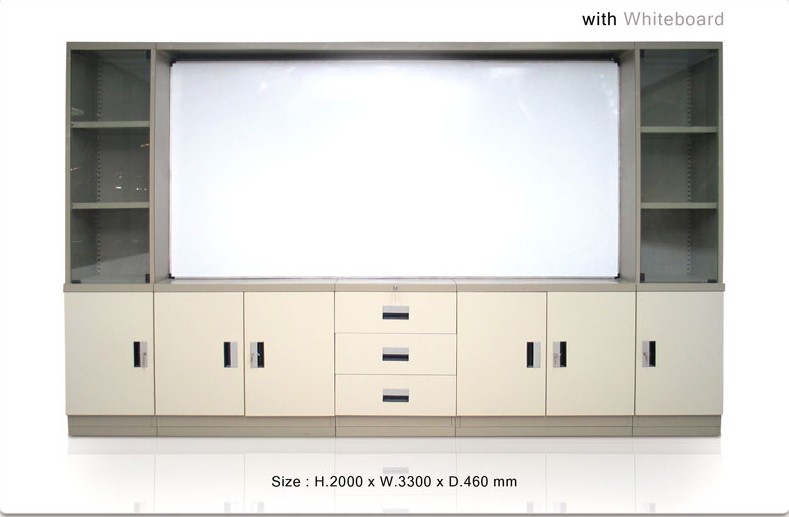 Lemari File Besi Alba With Whiteboard