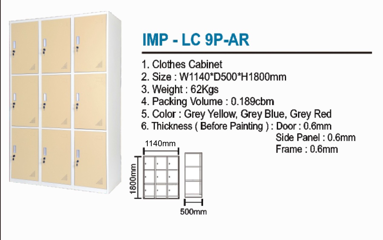 Locker Importa IMP-LC 9P AR