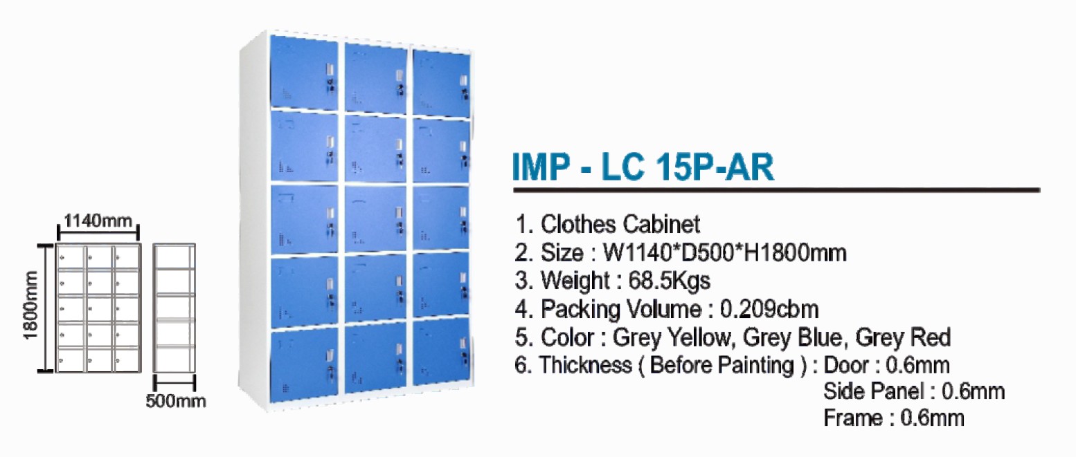 Locker Importa IMP-LC 15P AR