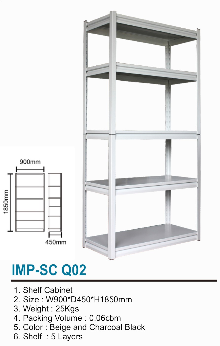 Rak Serbaguna Importa IMP-SC Q02