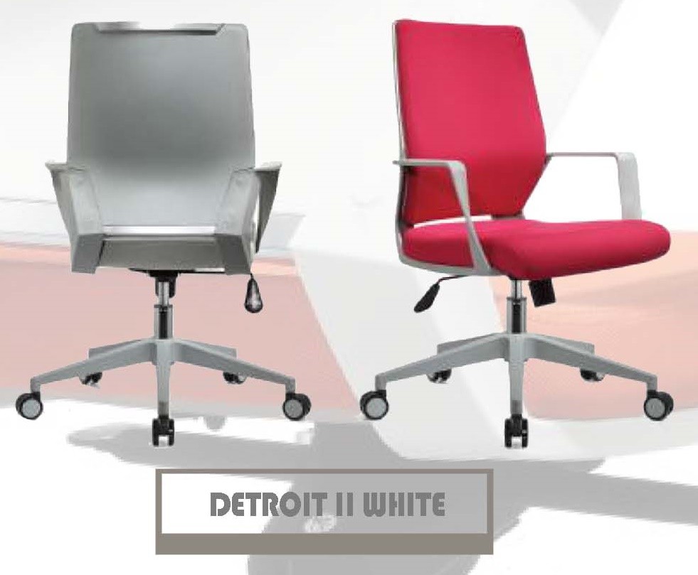 Kursi Kantor Staff CARRERA DETROIT II WHITE