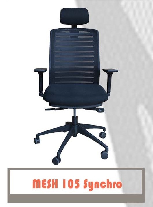Kursi Kantor Staff CARRERA MESH 105 SYNCHRO