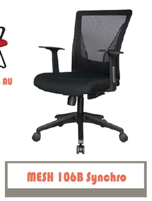 Kursi Kantor Staff CARRERA MESH 106B SYNCHRO