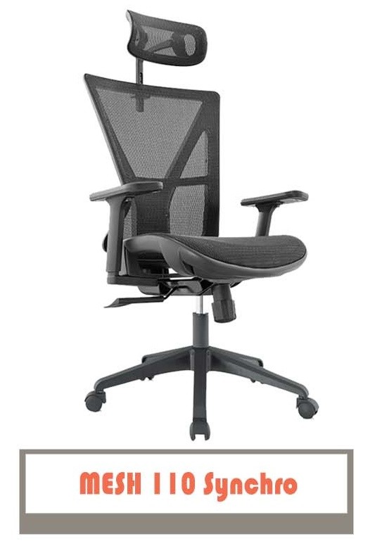 Kursi Kantor Staff CARRERA MESH 110 SYNCHRO