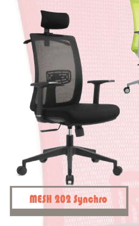 Kursi Kantor Staff CARRERA MESH 202 SYNCHRO