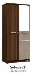 Lemari Pakaian Osiki Soluna 2P