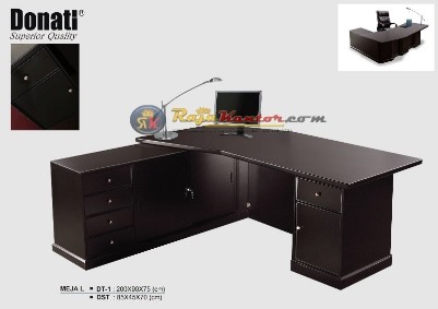 Meja Kantor Donati Meja L type DT - 1 (Melamic Series)