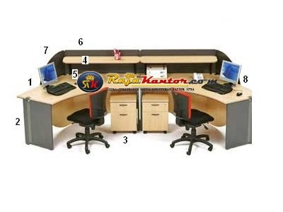 High Point Nine - Meja Resepsionis Oxford Workstation-1