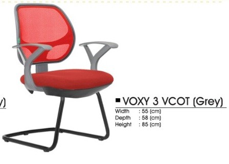 Kursi Kantor Decco VOXY 3 VCOT GREY