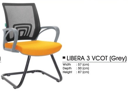 Kursi Kantor Decco LIBERA 3 VCOT GREY