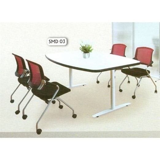 Meja meeting kantor Aditech SMD 03 (180cm)