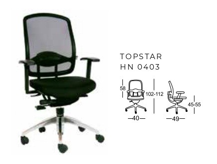 Kursi Kantor Chairman Topstar HN 0403