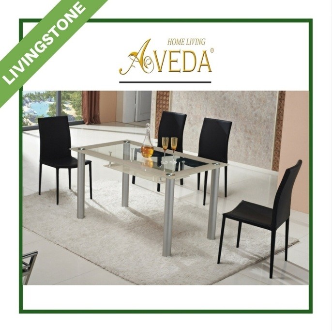 MEJA MAKAN AVEDA AXEL LIVING LIGHT BROWN