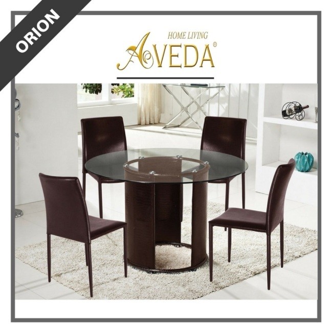 MEJA MAKAN AVEDA ORION BROWN