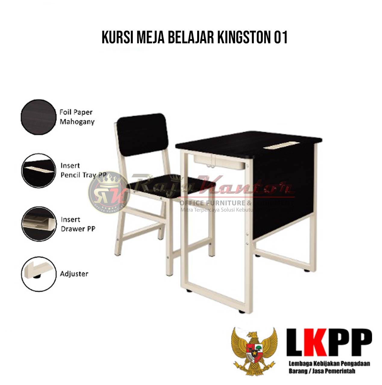 KURSI MEJA BELAJAR KINGSTON 01