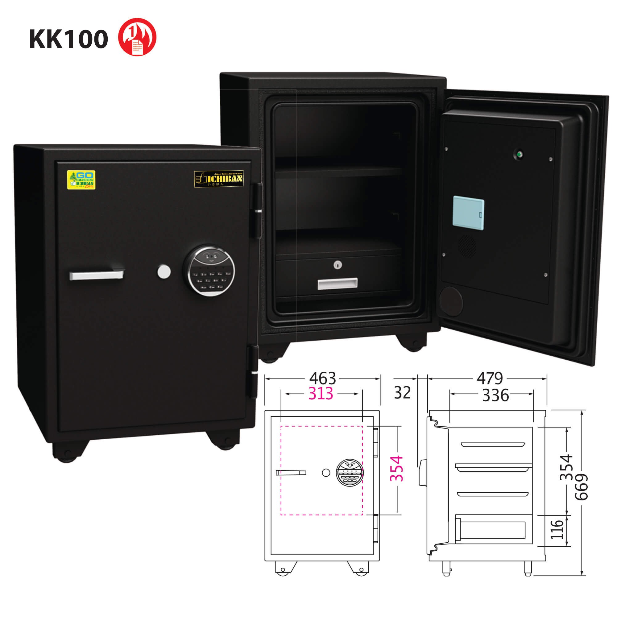 Brankas Ichiban kk 100