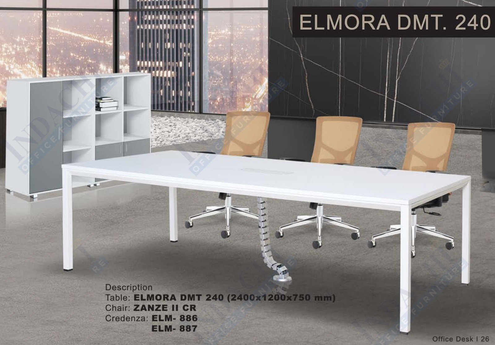 Meja Kantor Indachi Elmora DMT 240