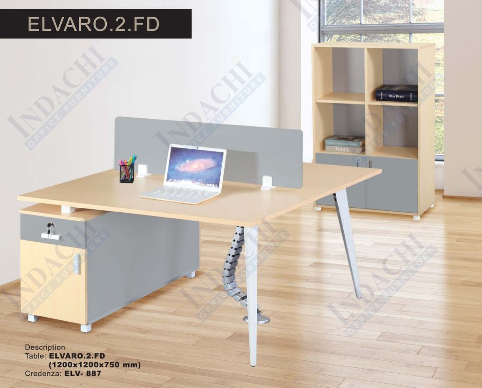 Partisi Kantor Indachii Elvaro 2 FD