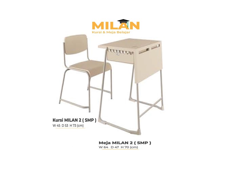 KURSI DAN MEJA SEKOLAH SMP MILAN 2 DONATI