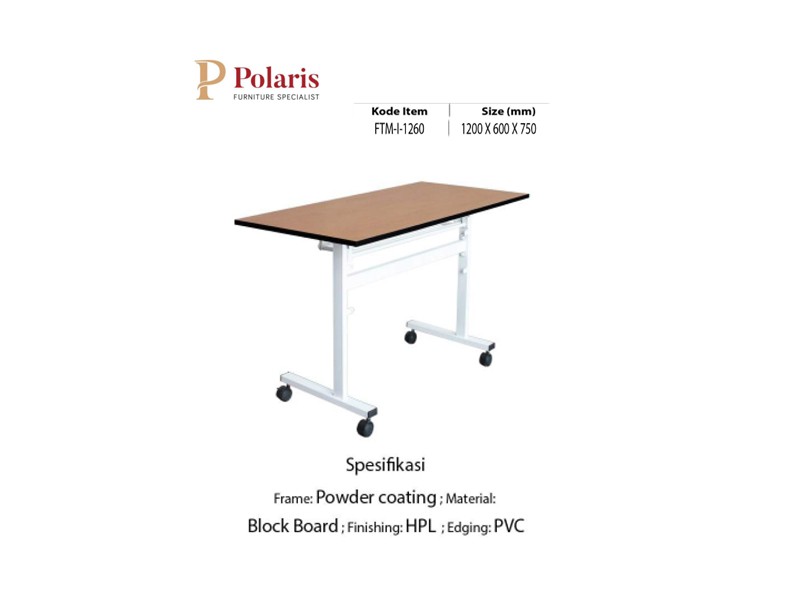 Meja Lipat Polaris FTM-1260